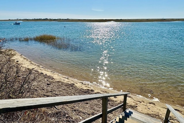 water view featuring a view of the beach