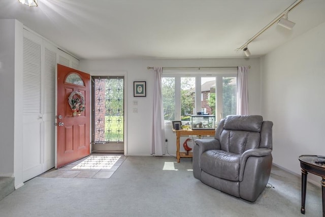 6 Loring Hills Ave Unit G4, Salem, MA 01970 - carpeted foyer entrance with rail lighting