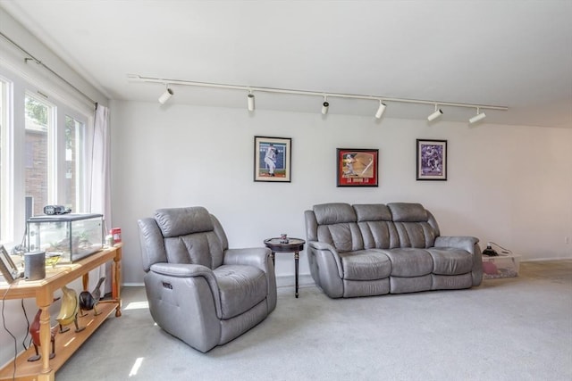 6 Loring Hills Ave Unit G4, Salem, MA 01970 - living room with track lighting and carpet floors