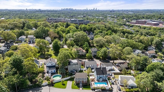 15 Janet Rd, Arlington, MA 02474 - aerial view of a pool area