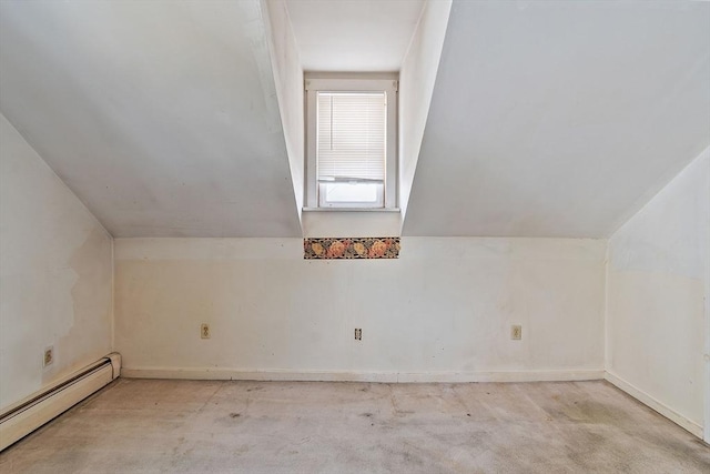 22 Taylor St Unit 1, Gloucester, MA 01930 - additional living space featuring baseboard heating and lofted ceiling