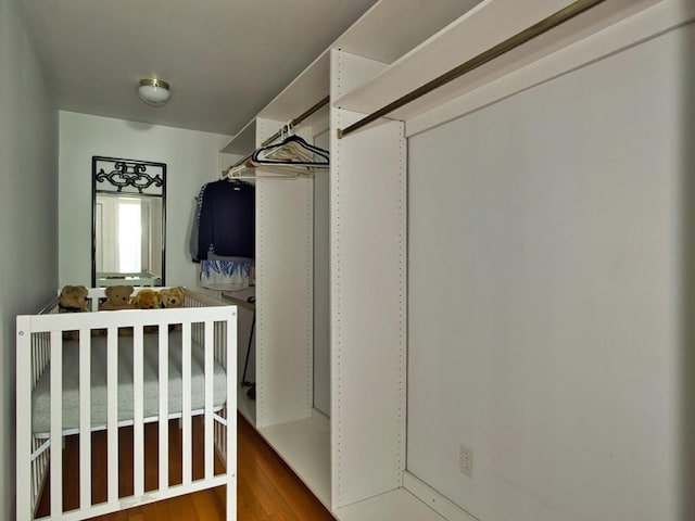 interior space featuring wood finished floors