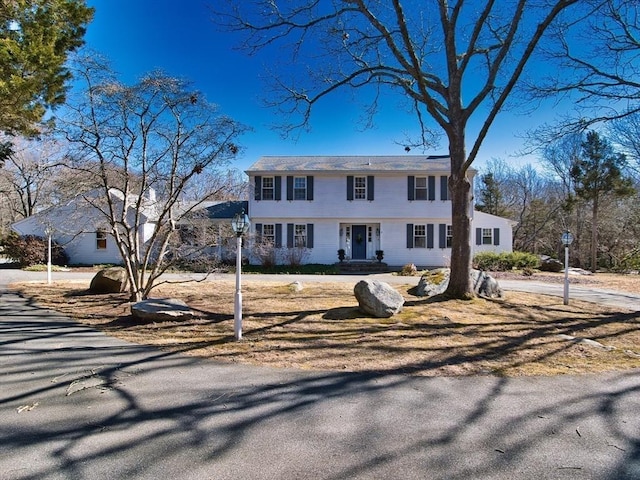 view of colonial home