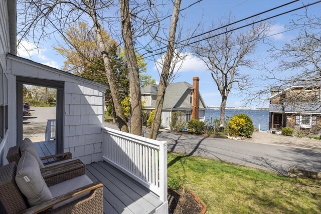 9 Nonantum Rd, Marblehead, MA 01945 - view of wooden terrace