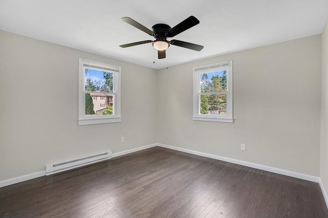 216 Pineview Cir, Agawam, MA 01001 - empty room featuring baseboard heating, healthy amount of natural light, and baseboards