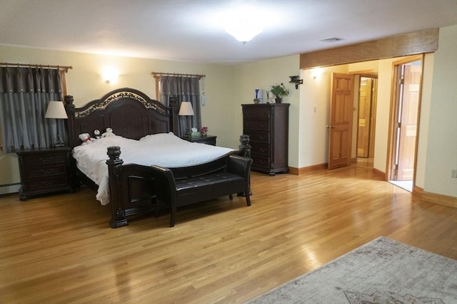 118 Dudley Ln, Milton, MA 02186 - bedroom with light wood-style floors and baseboards