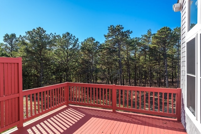 view of deck