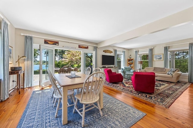 25 Richard Ln, Eastham, MA 02642 - dining area with wood finished floors