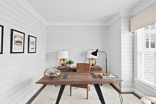 90 Chittenden Ln Unit 90, Cohasset, MA 02025 - office space featuring crown molding and wooden walls