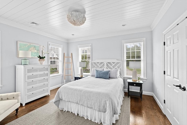 90 Chittenden Ln Unit 90, Cohasset, MA 02025 - bedroom featuring crown molding and wood finished floors