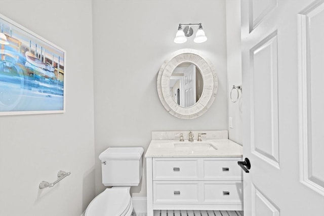 90 Chittenden Ln Unit 90, Cohasset, MA 02025 - half bathroom featuring toilet and vanity