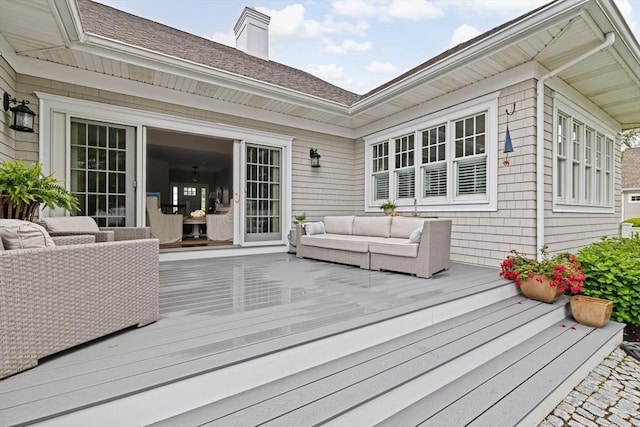 90 Chittenden Ln Unit 90, Cohasset, MA 02025 - wooden terrace featuring an outdoor hangout area