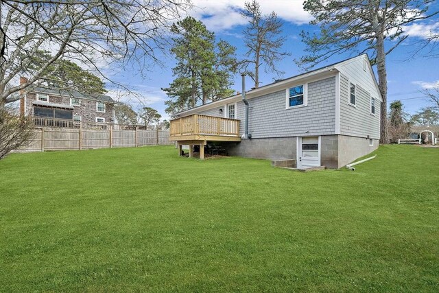 6 Raintree Rd, Dennis, MA 02639 - back of house featuring a deck