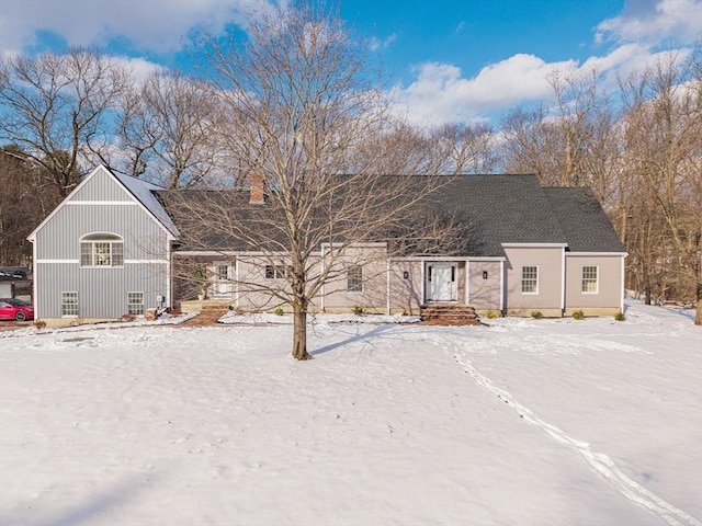 view of front of home