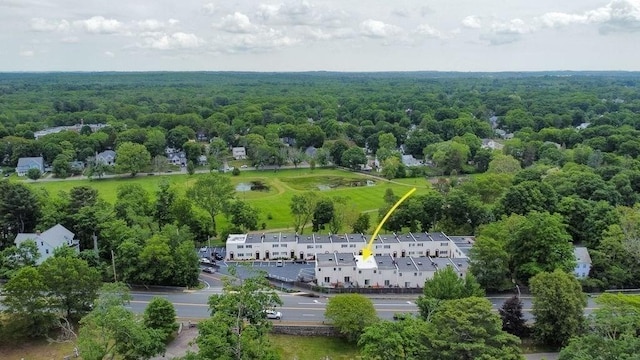 1 Charles St Unit W, Reading, MA 01867 - drone / aerial view of a heavily wooded area