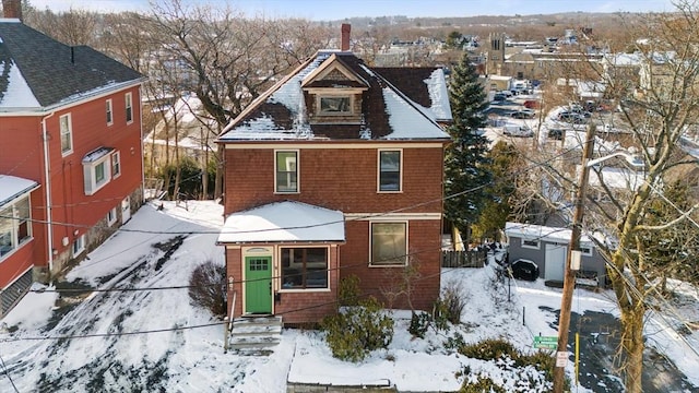 view of front of home