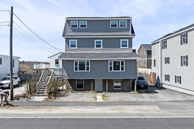 67 N End Blvd Unit 1, Salisbury, MA 01952 - view of front of home featuring stairway and driveway