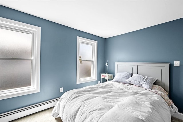 67 N End Blvd Unit 1, Salisbury, MA 01952 - bedroom with a baseboard radiator and carpet floors