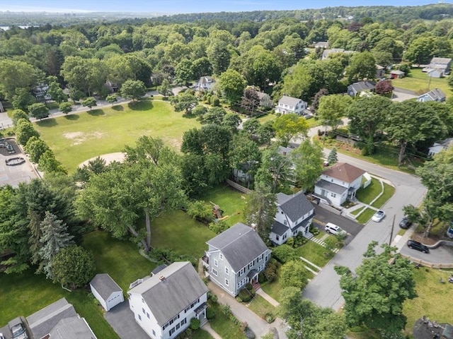 32 Oneida Rd, Winchester, MA 01890 - view of property location featuring a heavily wooded area and nearby suburban area