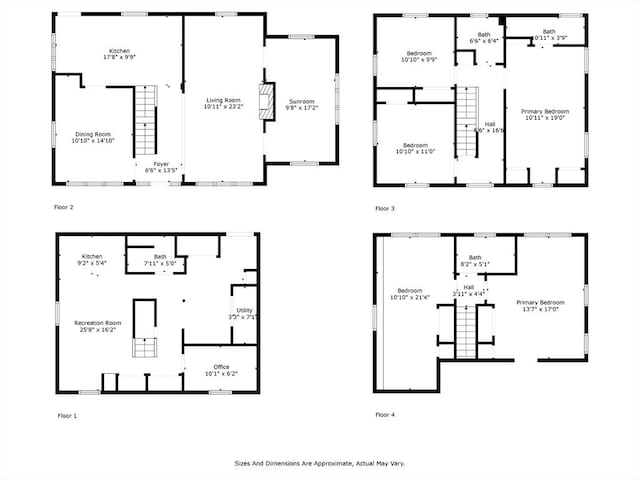 32 Oneida Rd, Winchester, MA 01890 - view of floor plan / room layout