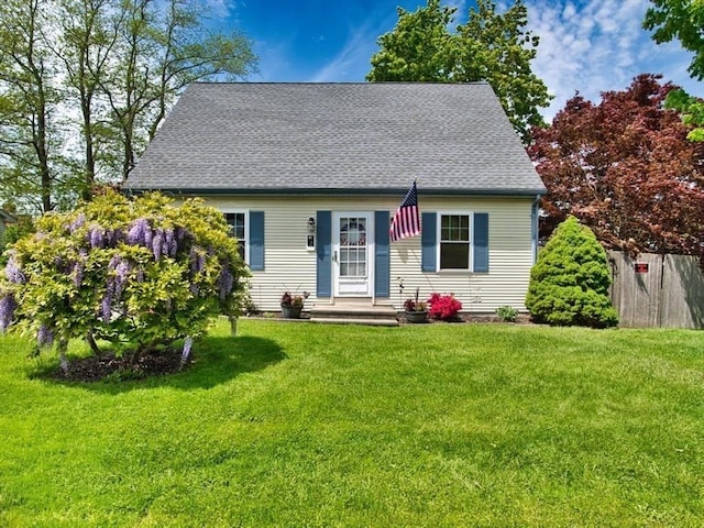 56 Gatehouse Dr, Fall River, MA 02720 - new england style home featuring roof with shingles