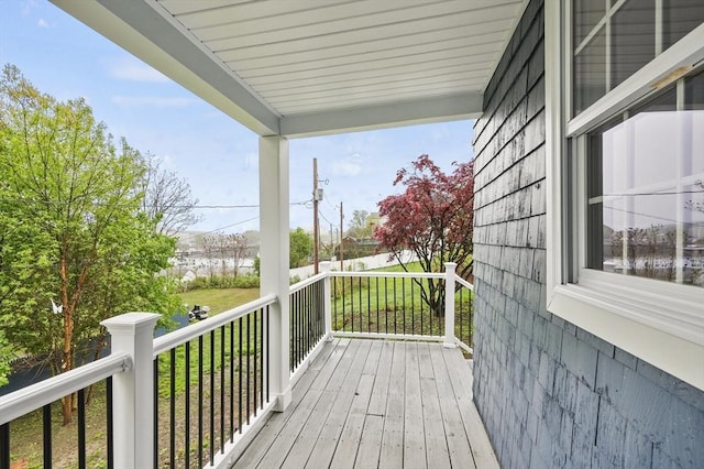 view of deck