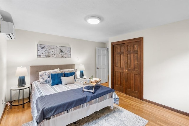 41 Harvey Ln, Westborough, MA 01581 - bedroom featuring light wood finished floors and a closet