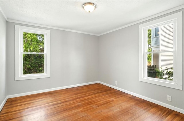 12-14 Kendall St, Springfield, MA 01104 - empty room with healthy amount of natural light, light wood finished floors, baseboards, and ornamental molding