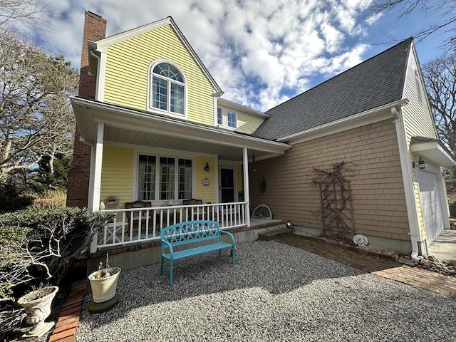 view of front of house featuring a porch