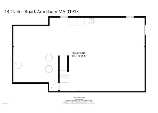 13 Clarks Rd, Amesbury, MA 01913 - property floor plan