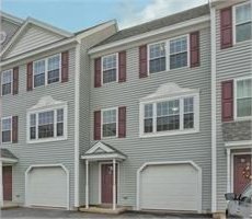 view of property with a garage