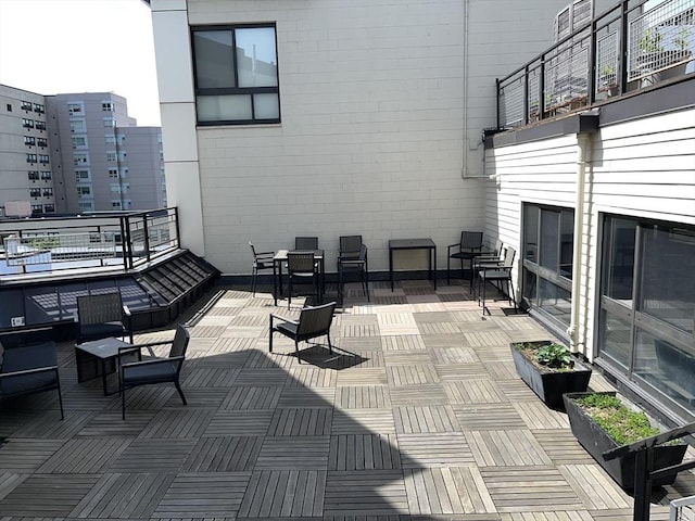 12 Stoneholm St Unit 313, Boston, MA 02115 - view of patio / terrace with a balcony
