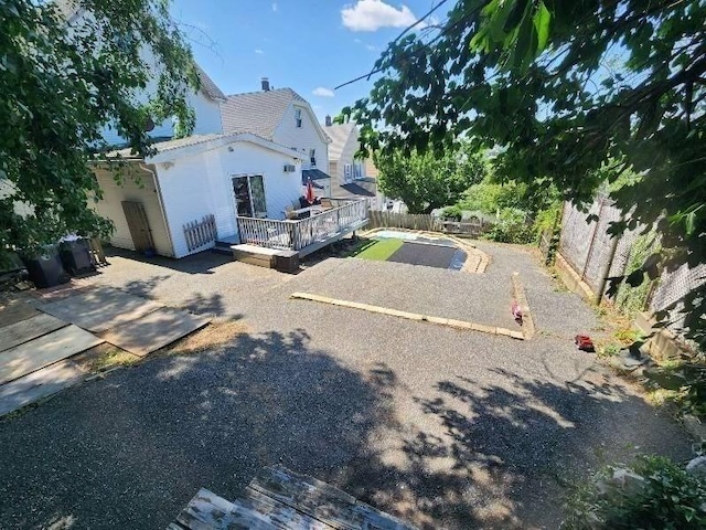 14 Russell St, Everett, MA 02149 - view of home's exterior with a deck and a patio area