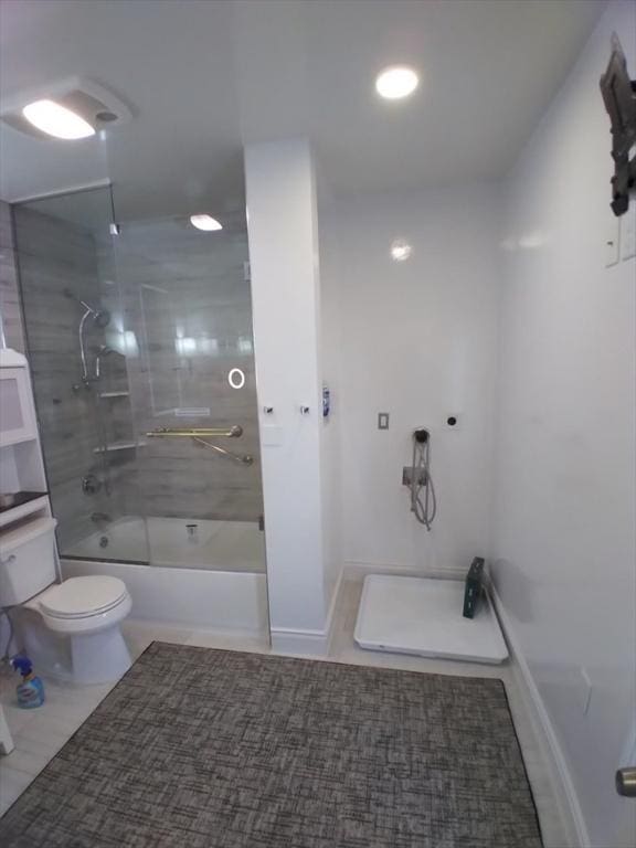 14 Russell St, Everett, MA 02149 - full bathroom featuring washtub / shower combination and tile patterned floors