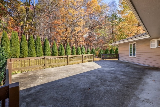 view of patio / terrace featuring a deck