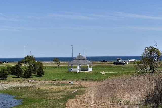 121 Bay St Unit B, Hull, MA 02045 - water view with a gazebo