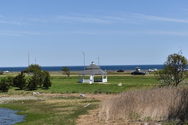 121 Bay St Unit B, Hull, MA 02045 - view of yard featuring a gazebo