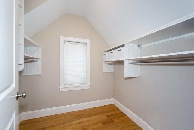 70 Rockland St, Natick, MA 01760 - spacious closet with wood finished floors and lofted ceiling