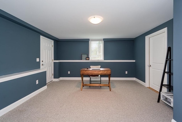 70 Rockland St, Natick, MA 01760 - home office with baseboards and carpet