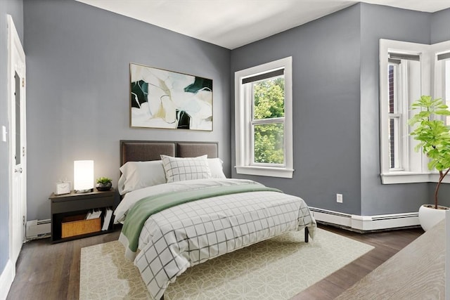 17 Savin Hill Ave Unit 3, Boston, MA 02125 - bedroom featuring wood finished floors and a baseboard radiator