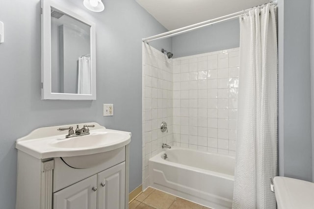 17 Savin Hill Ave Unit 3, Boston, MA 02125 - full bath featuring shower / bath combination with curtain, vanity, and tile patterned floors