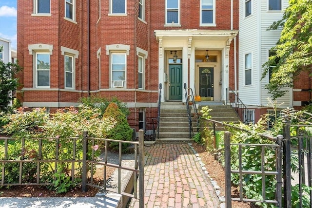 17 Savin Hill Ave Unit 3, Boston, MA 02125 - entrance to property featuring brick siding and cooling unit
