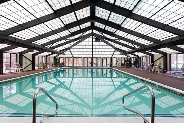 pool with a patio area