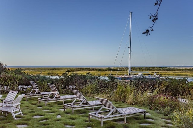 17 Indian Trl, Barnstable, MA 02655 - view of yard with a water view