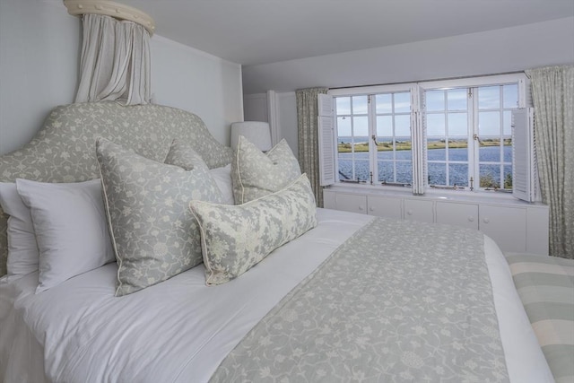 17 Indian Trl, Barnstable, MA 02655 - bedroom with multiple windows and a water view