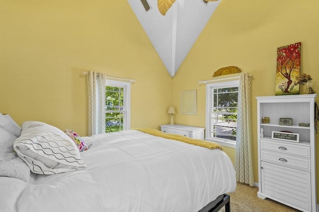 6 N Rd, Mattapoisett, MA 02739 - bedroom featuring light carpet and lofted ceiling