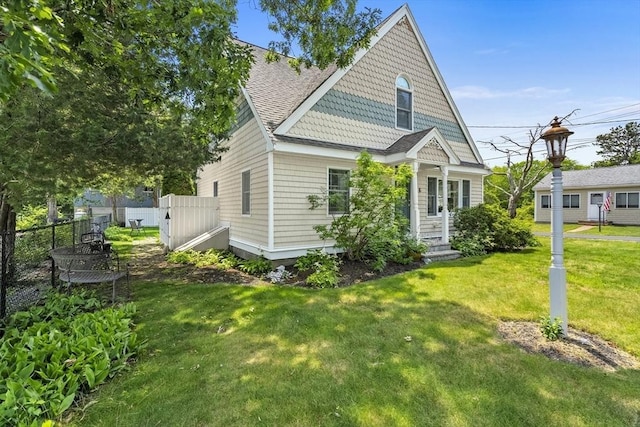 6 N Rd, Mattapoisett, MA 02739 - rear view of house featuring a shingled roof