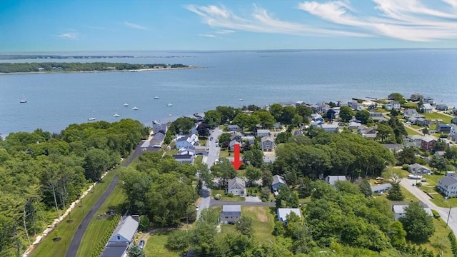 6 N Rd, Mattapoisett, MA 02739 - aerial view of property's location featuring a nearby body of water and nearby suburban area