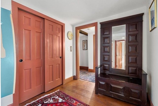 164 Water St Unit 164, Newburyport, MA 01950 - foyer entrance featuring wood finished floors and baseboards