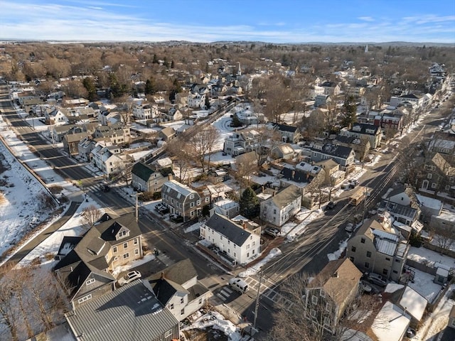 164 Water St Unit 164, Newburyport, MA 01950 - aerial view of property and surrounding area featuring nearby suburban area